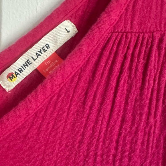 Marine Layer Corinne Rainbow Maxi Dress Size Large - Picture 9 of 12